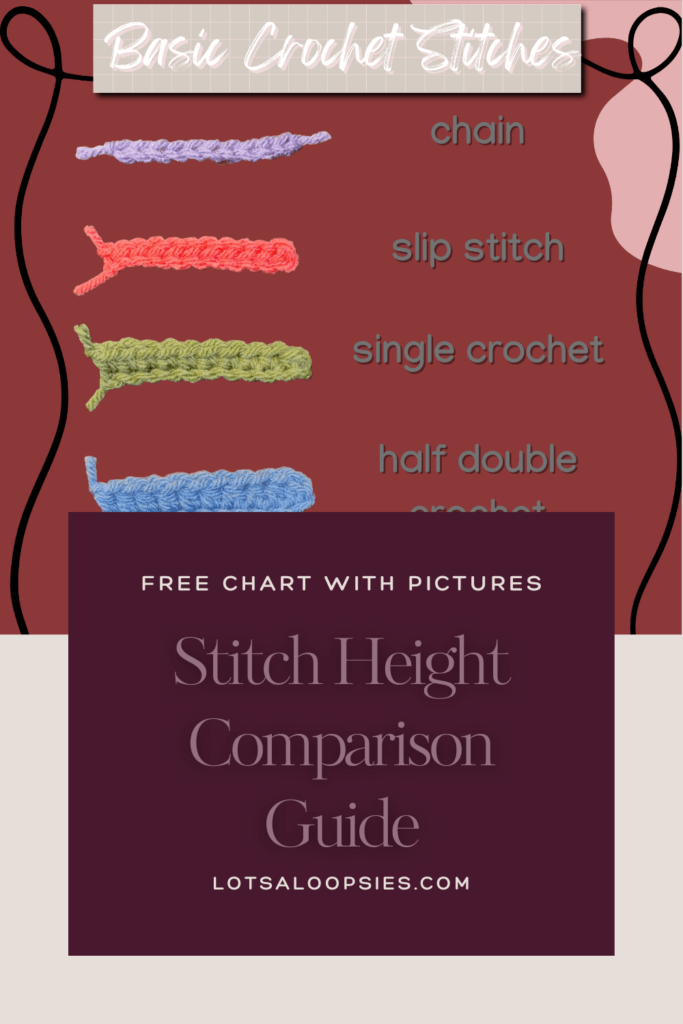 Stitch Height Differences in Crochet: A Quick Guide